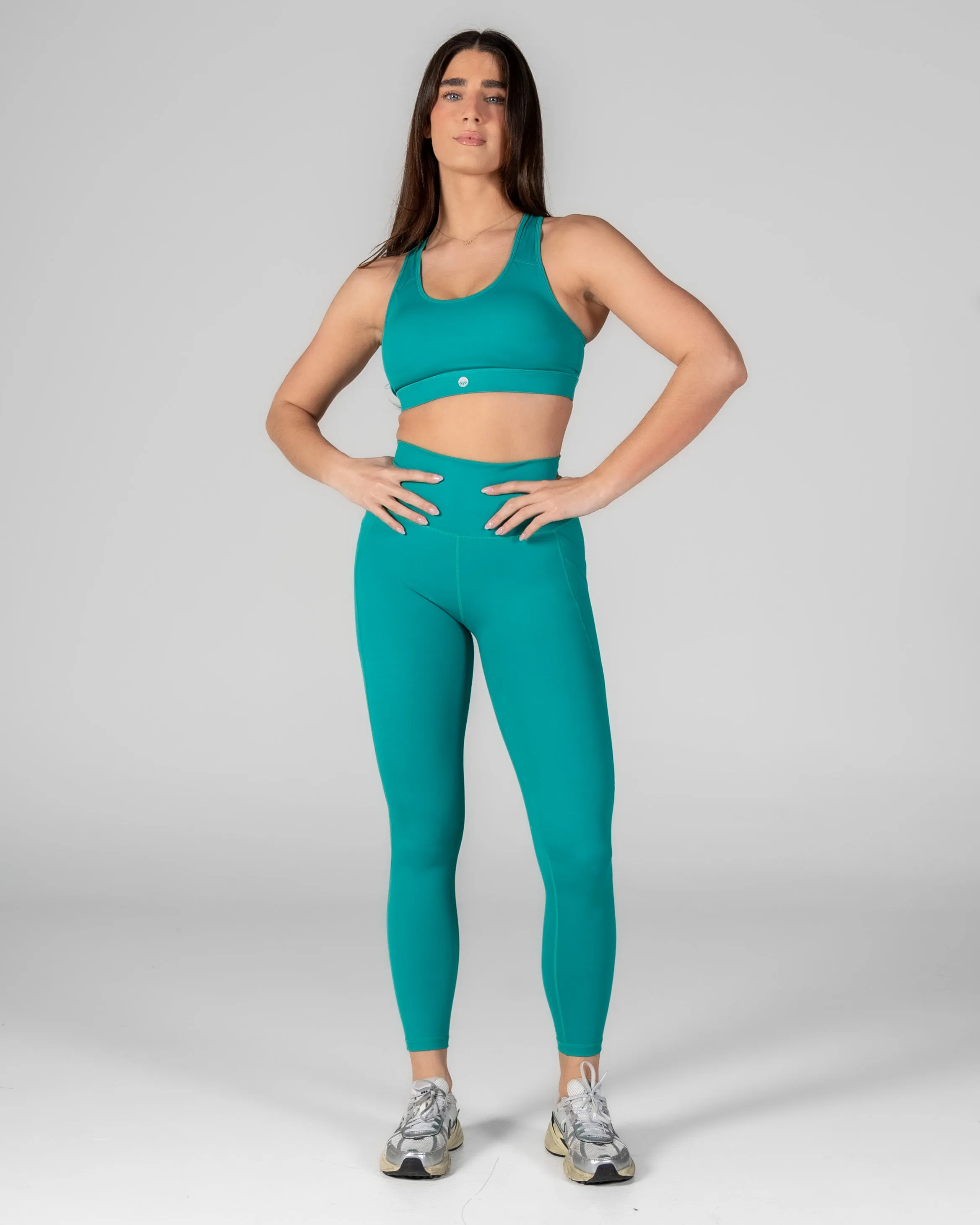 Lux Pace Leggings - Viridian