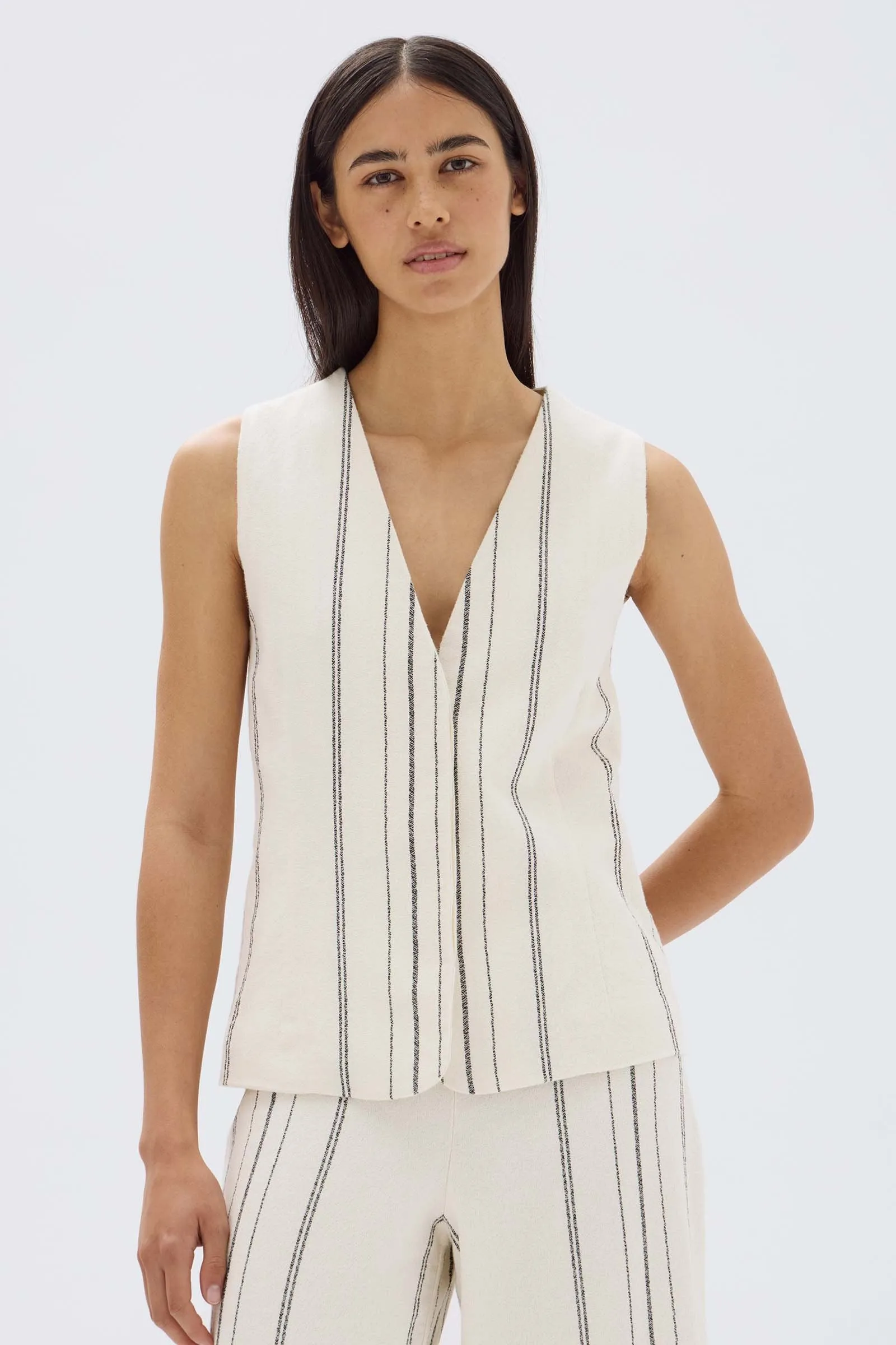 Matera Stripe Vest