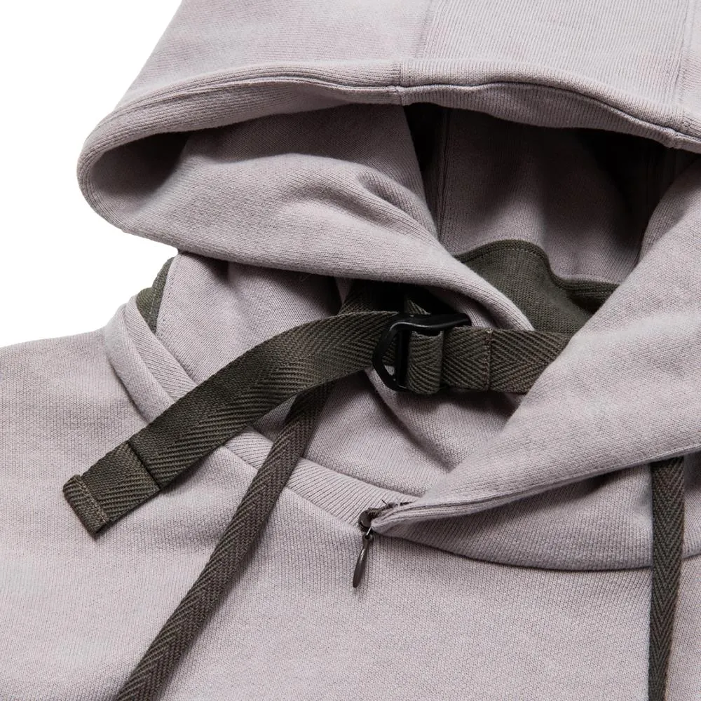 MEANSWHILE OPEN HOODED SWEAT SH-GREY