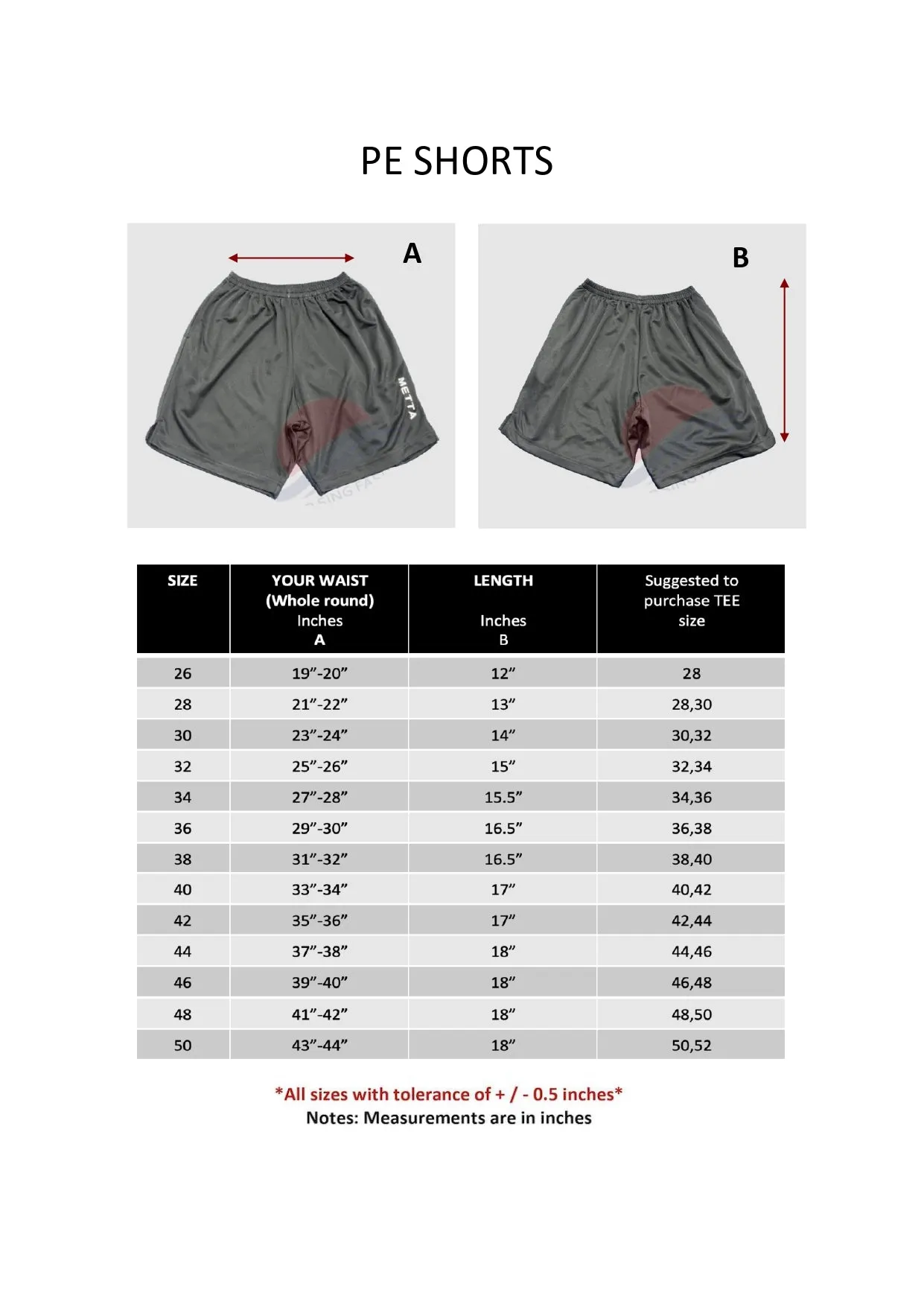 Metta PE Shorts