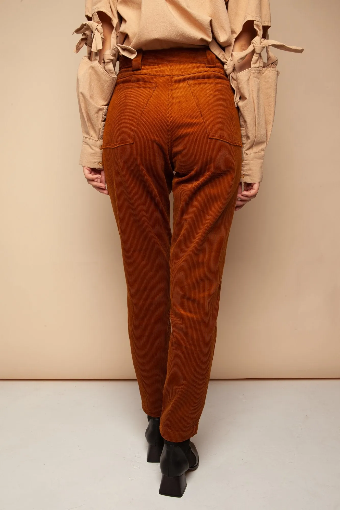 minka corduroy pants cognac