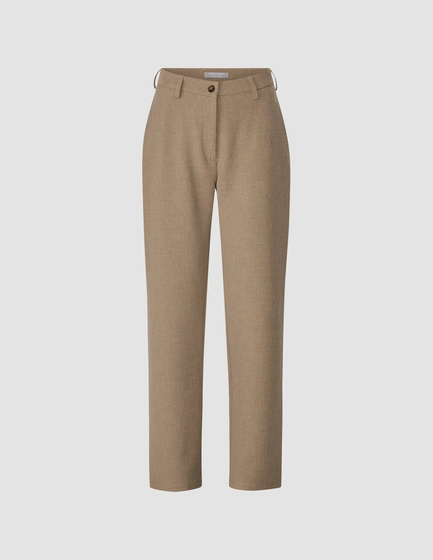 No. 1 Pants Straight Cappuccino