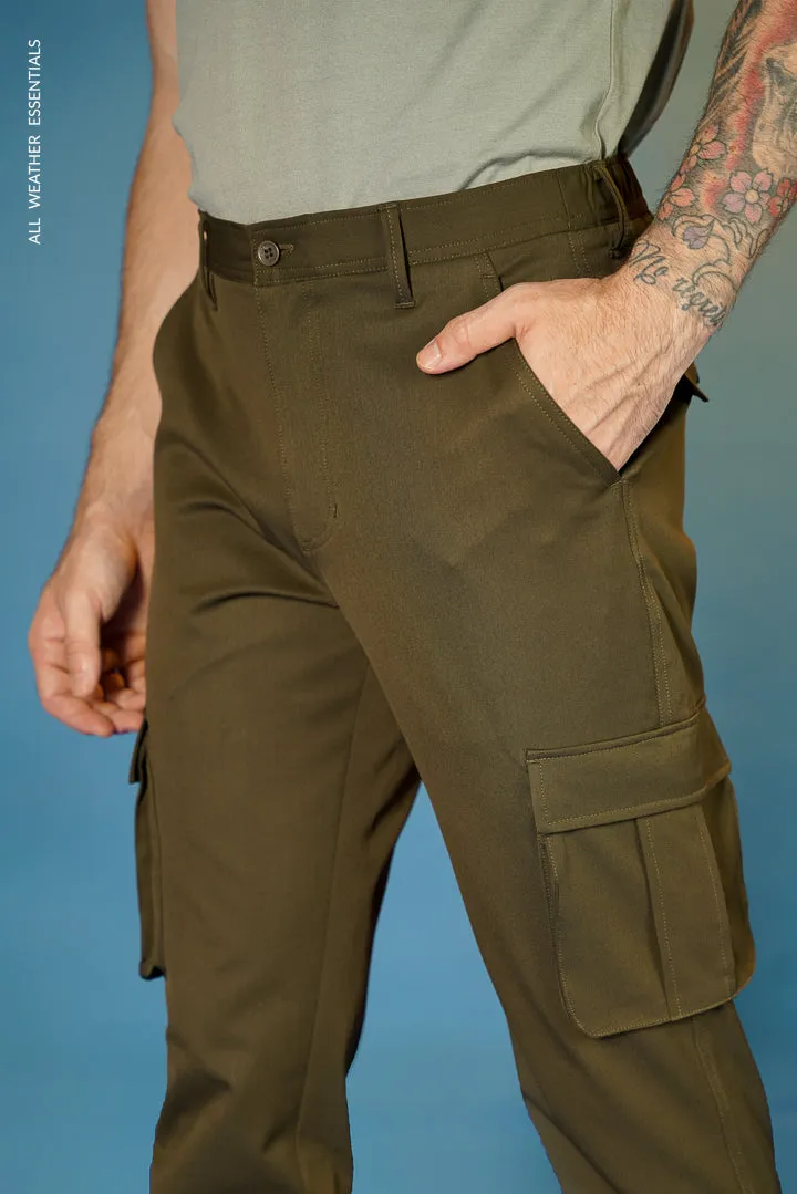 Olive All Weather Stretch Cargo Pants