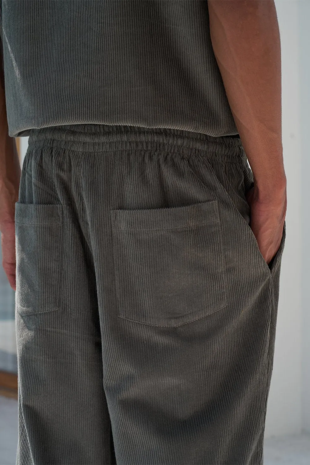 Olive Corduroy Pants