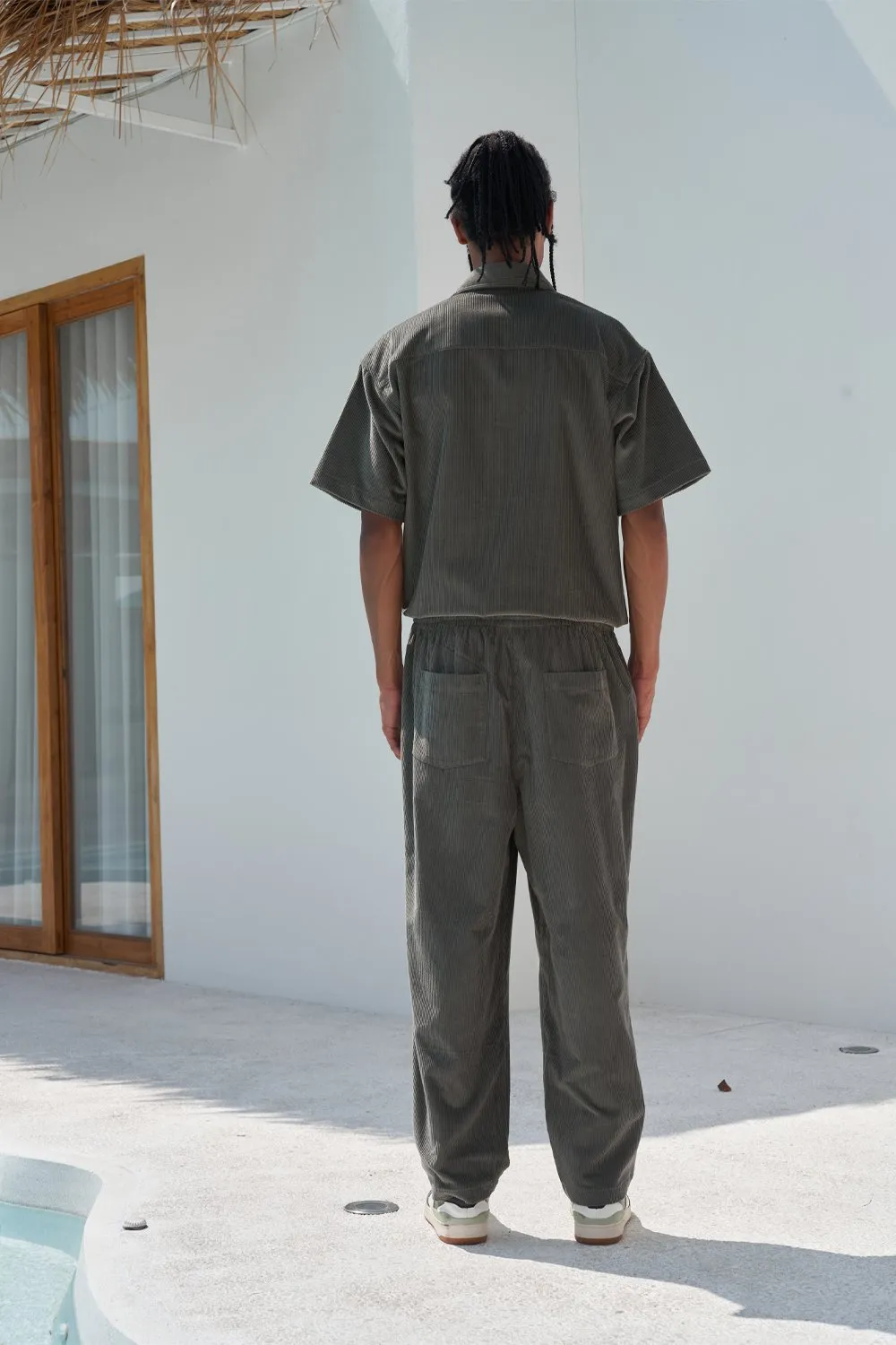 Olive Corduroy Pants