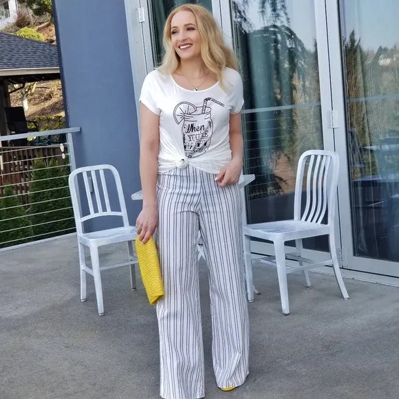 Resort Vibes Striped Pants