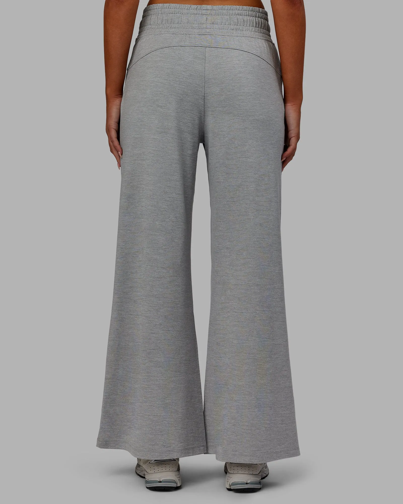 Restore CloudFLX Wide Leg Pants - Light Grey Marl