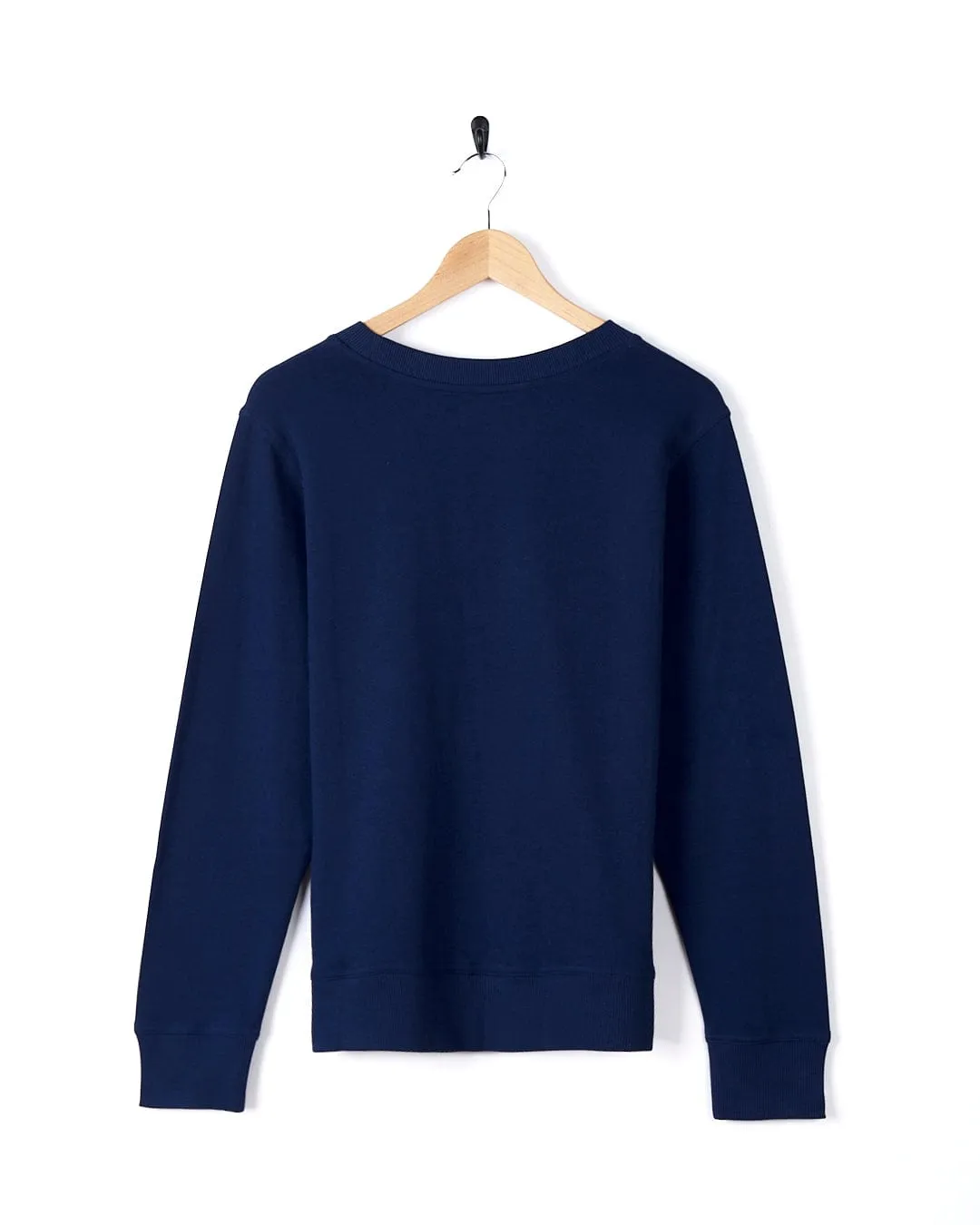 Retro Ribbon - Womens Sweat - Blue