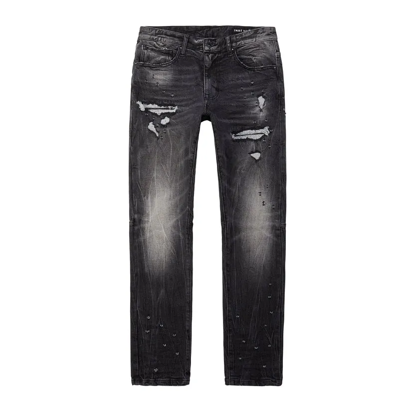 Rip And Repair Denim Jeans - Moon Black