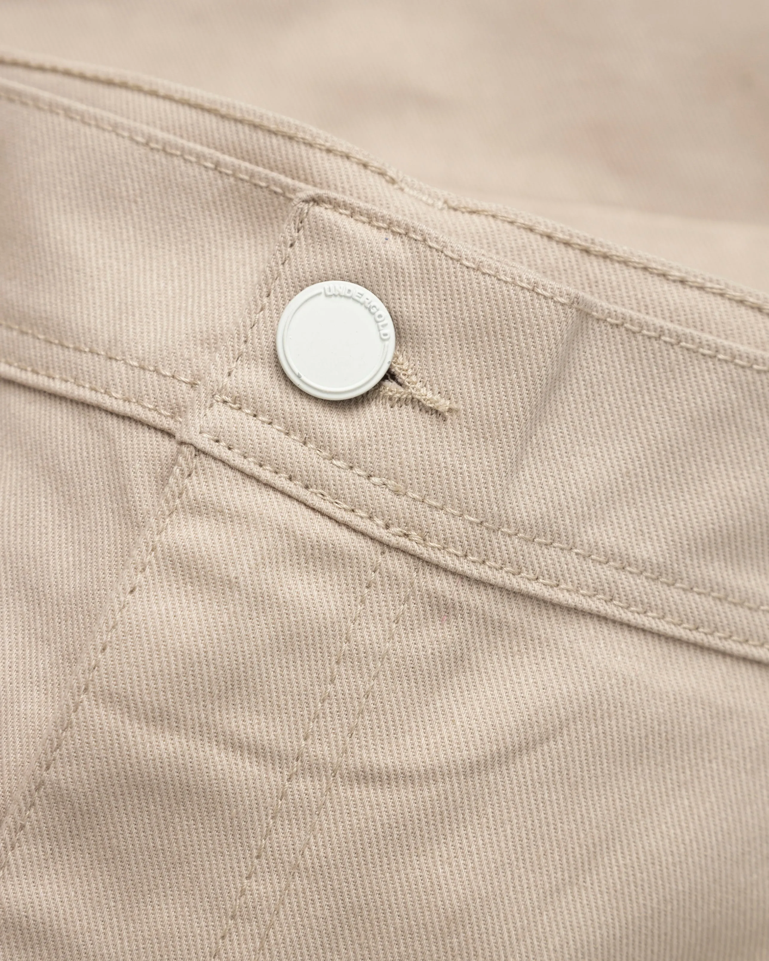 Riviera Wide Cargo Pants Cream