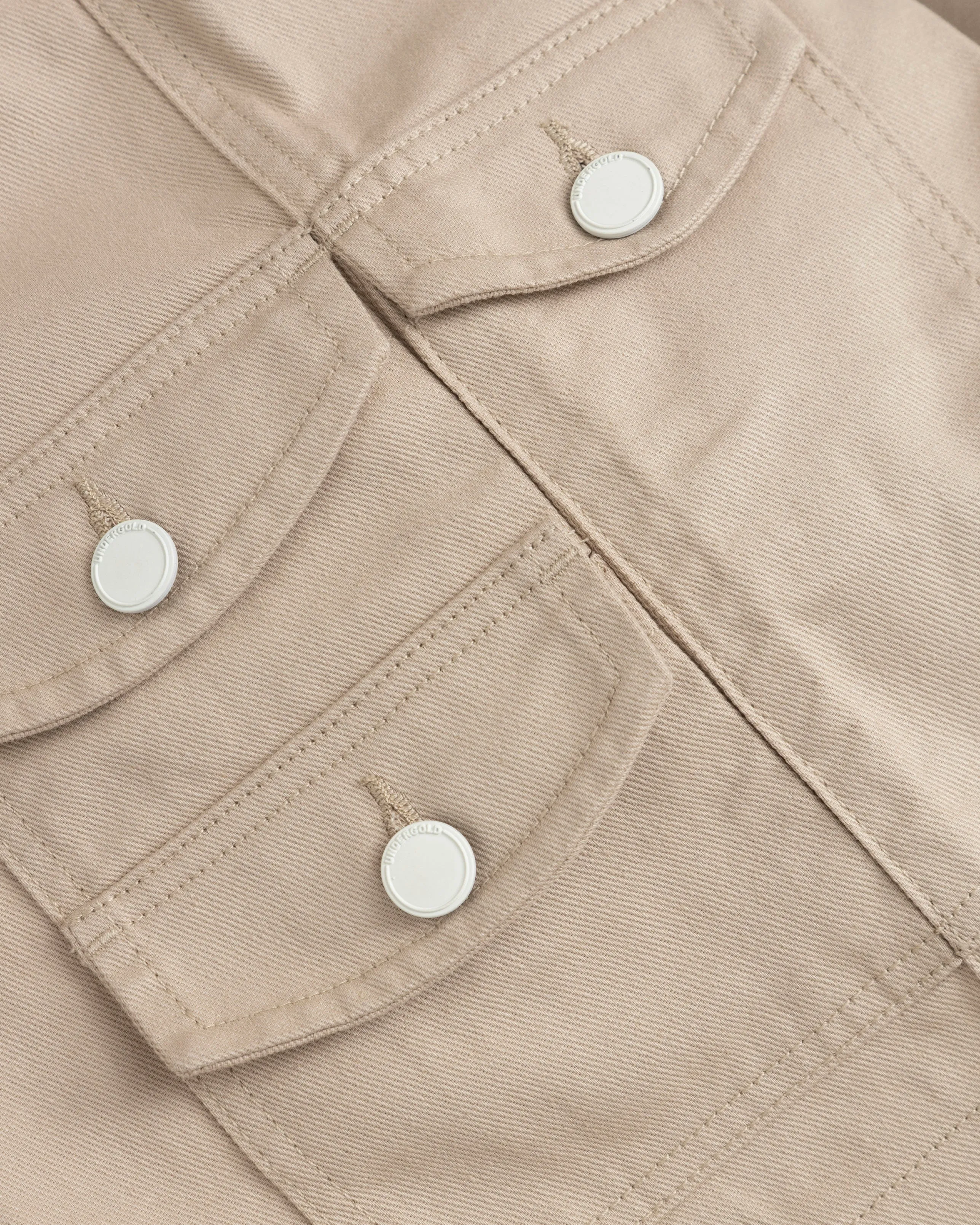 Riviera Wide Cargo Pants Cream