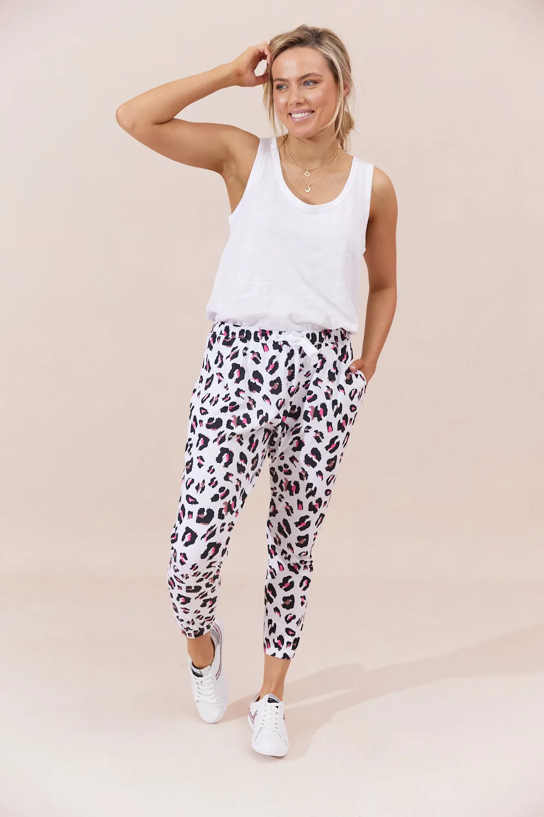 Sadie Pants - Multi Leopard