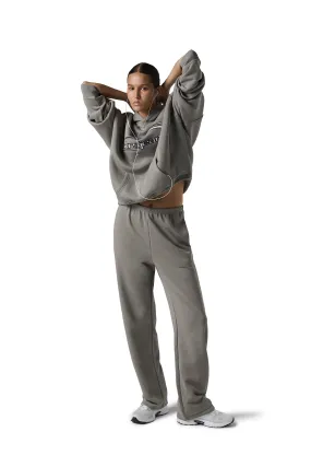 Series Wide Leg Sweatpants in Wolf