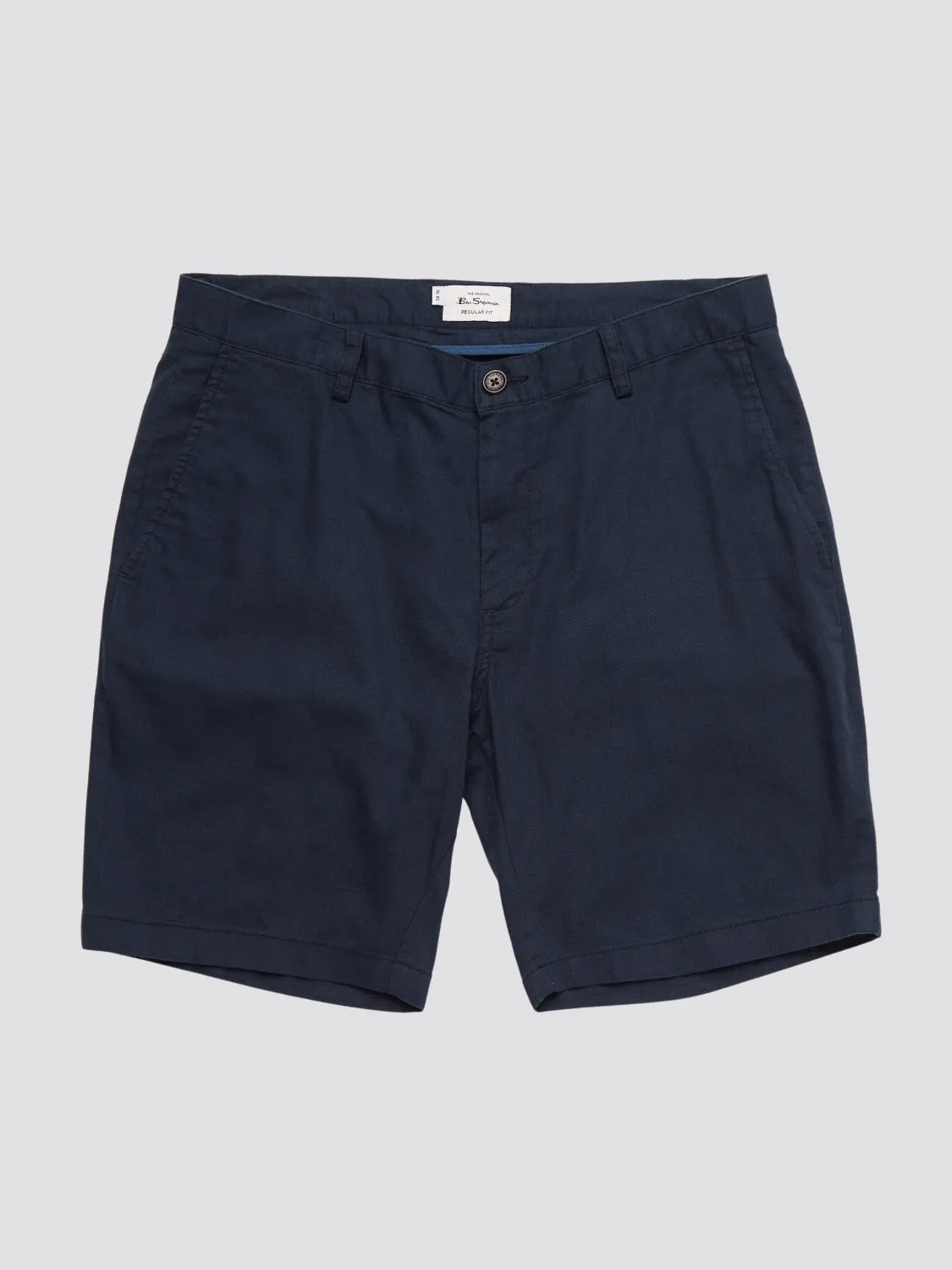 Signature Linen Shorts - Midnight