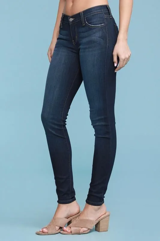 Skinny Mid Rise Jeans - On Hand