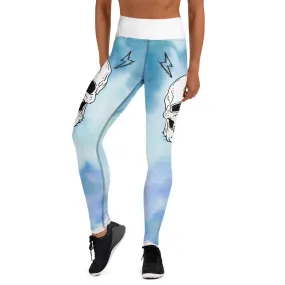 Skull Thunderbolt Yoga Leggings