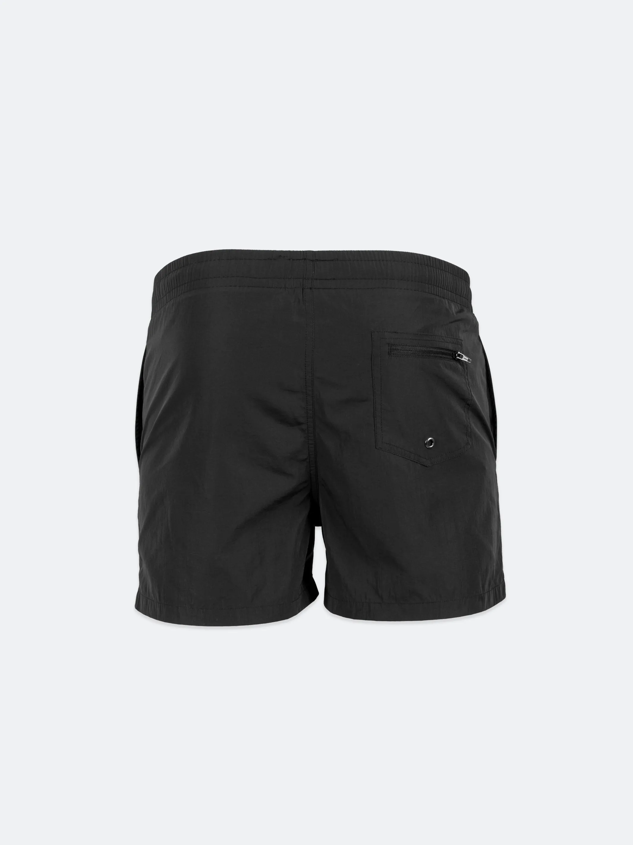 Stencil Swim Shorts (Black)