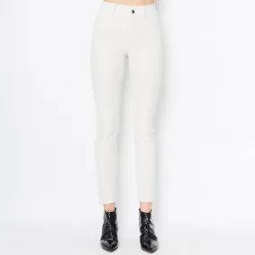 Tech Stretch Jeans W/ Leather Piping Quinley