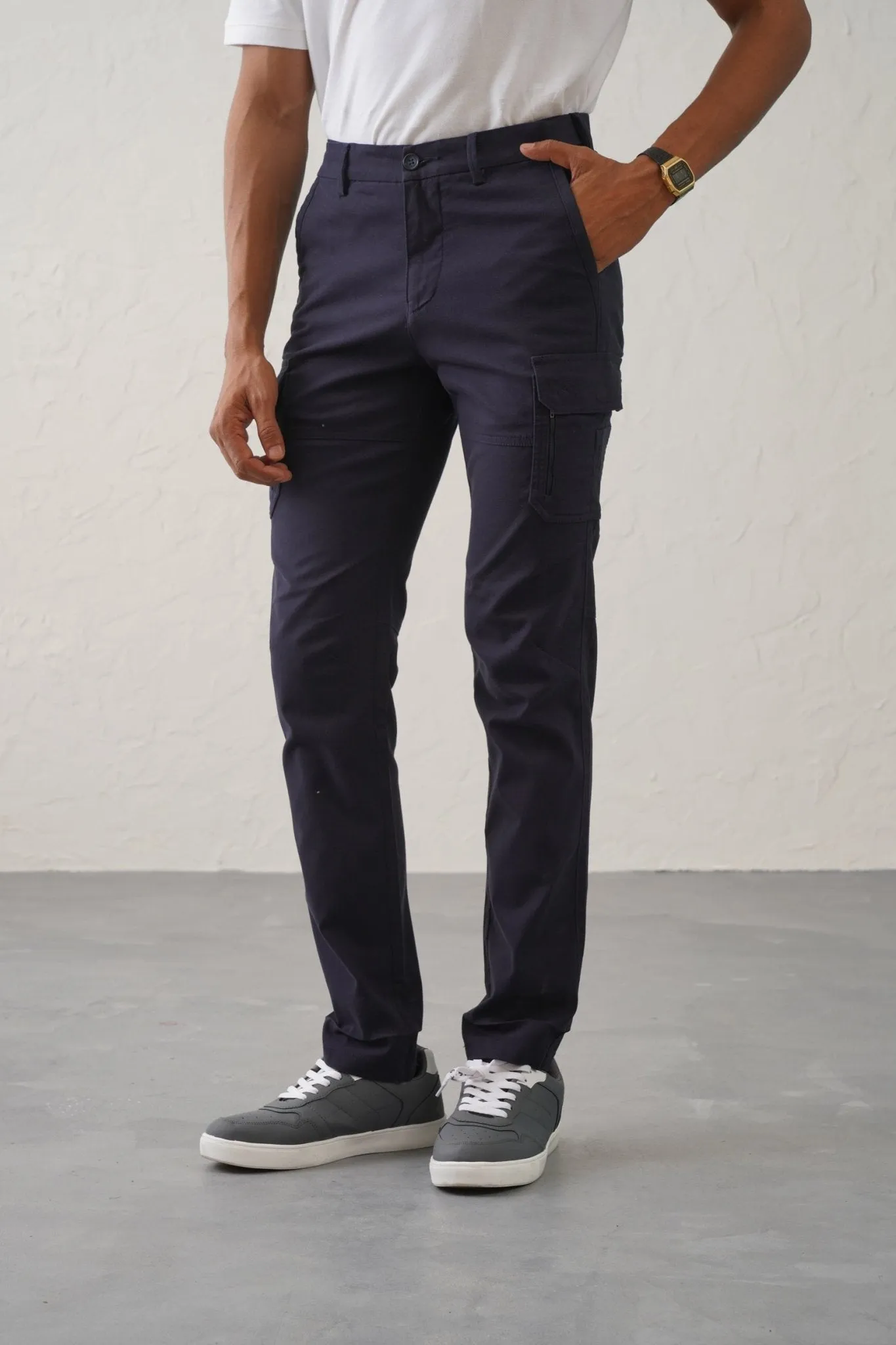 The Regular Fit Pro Cargo Pants - Navy