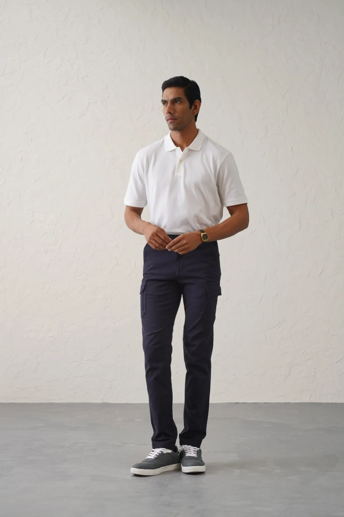 The Regular Fit Pro Cargo Pants - Navy