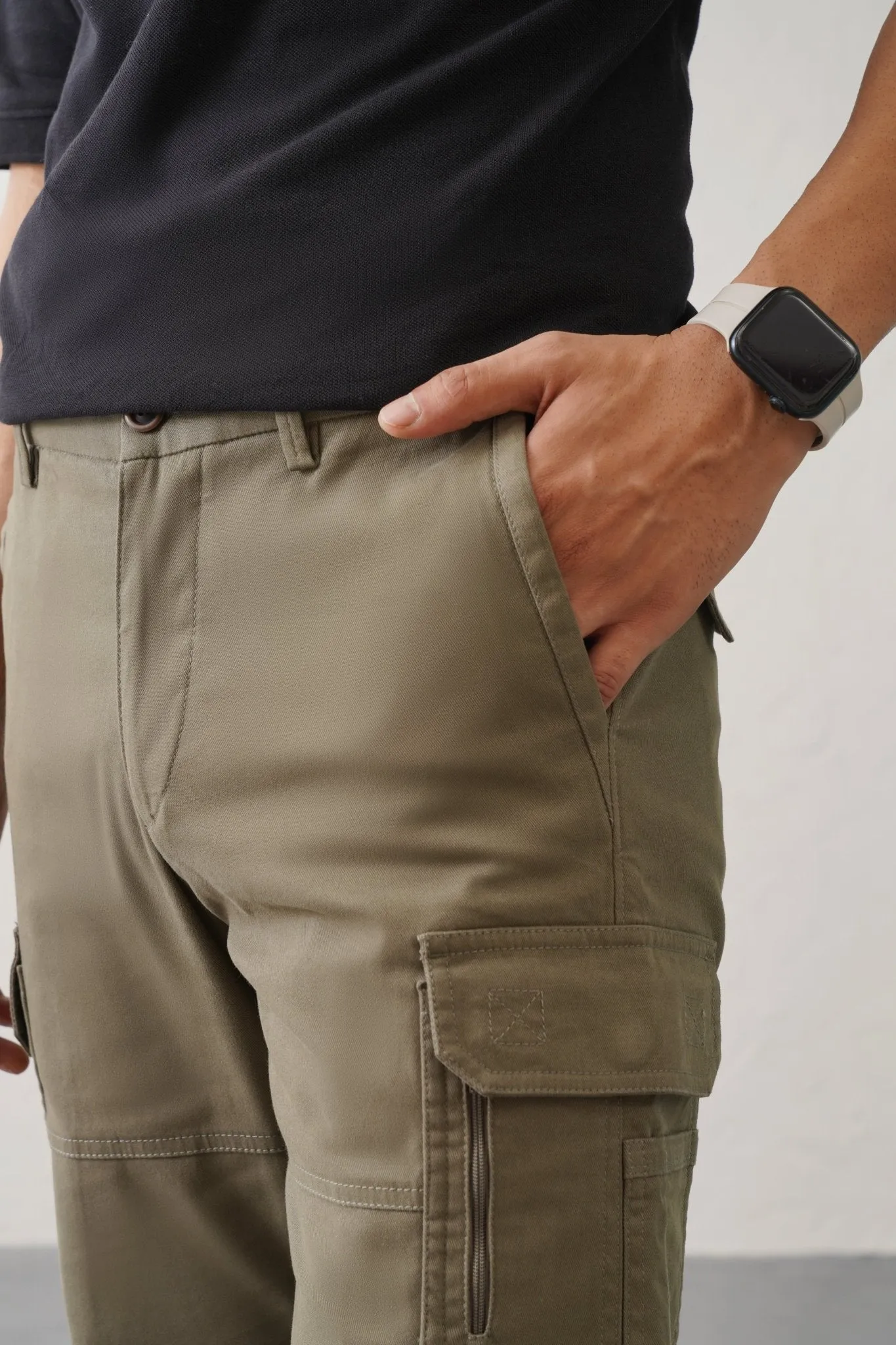 The Regular Fit Pro Cargo Pants - Olive