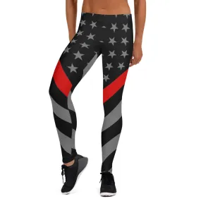 Thin Red Line Flag Leggings