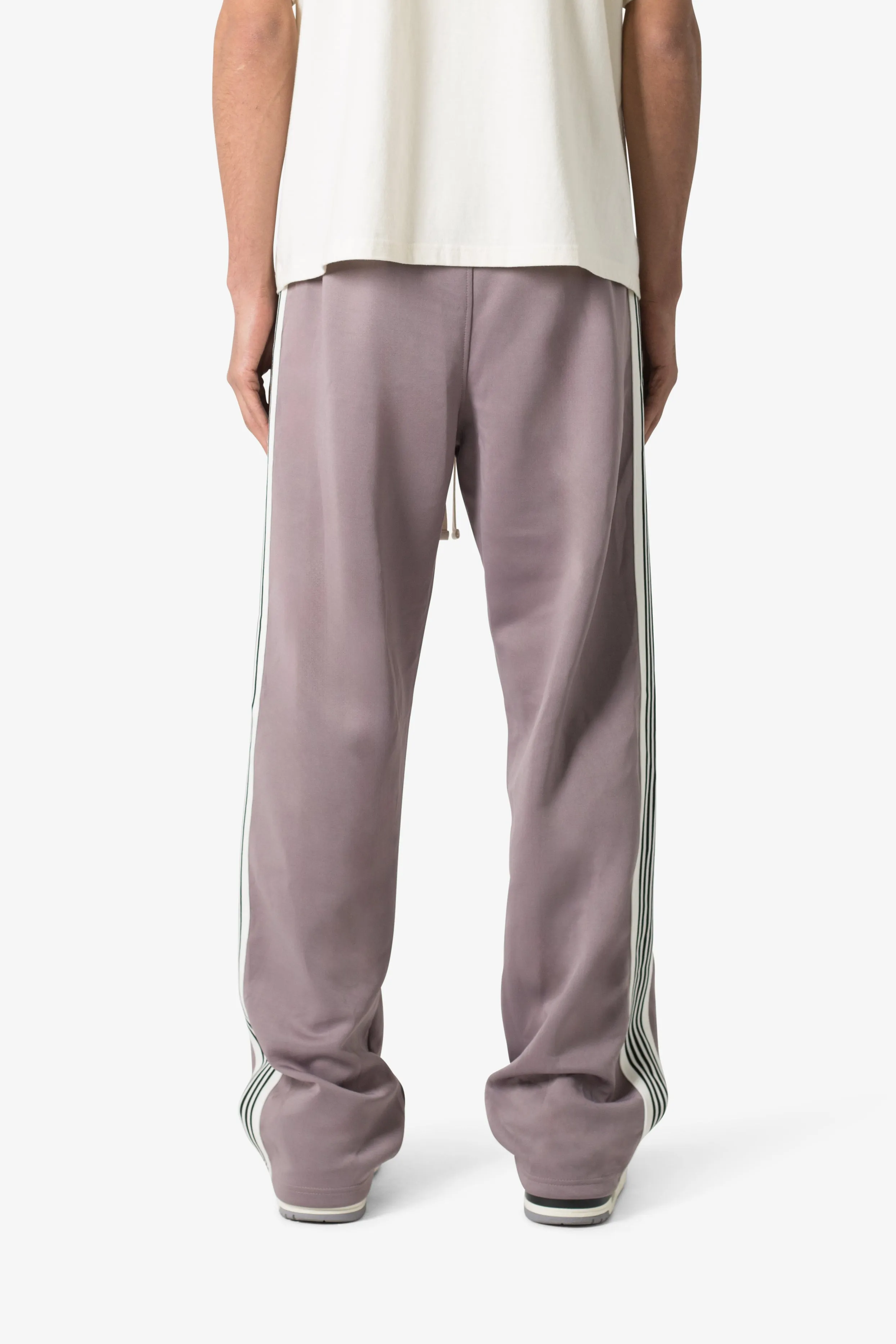 Tricot Side Stripe Pants - Mauve