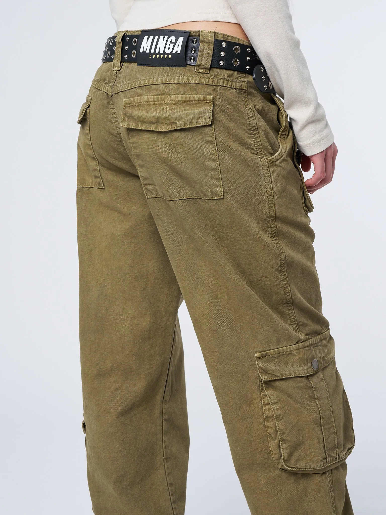 Trooper Beige Multi Pocket Cargo Pants