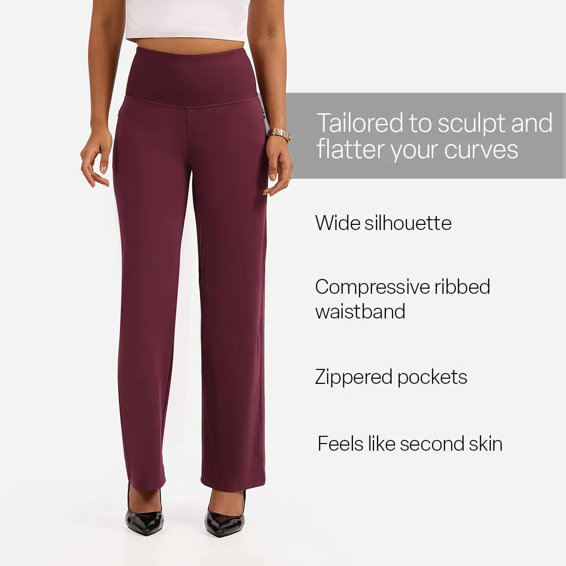 Ultimate Sculpt Wide-Legged Pants