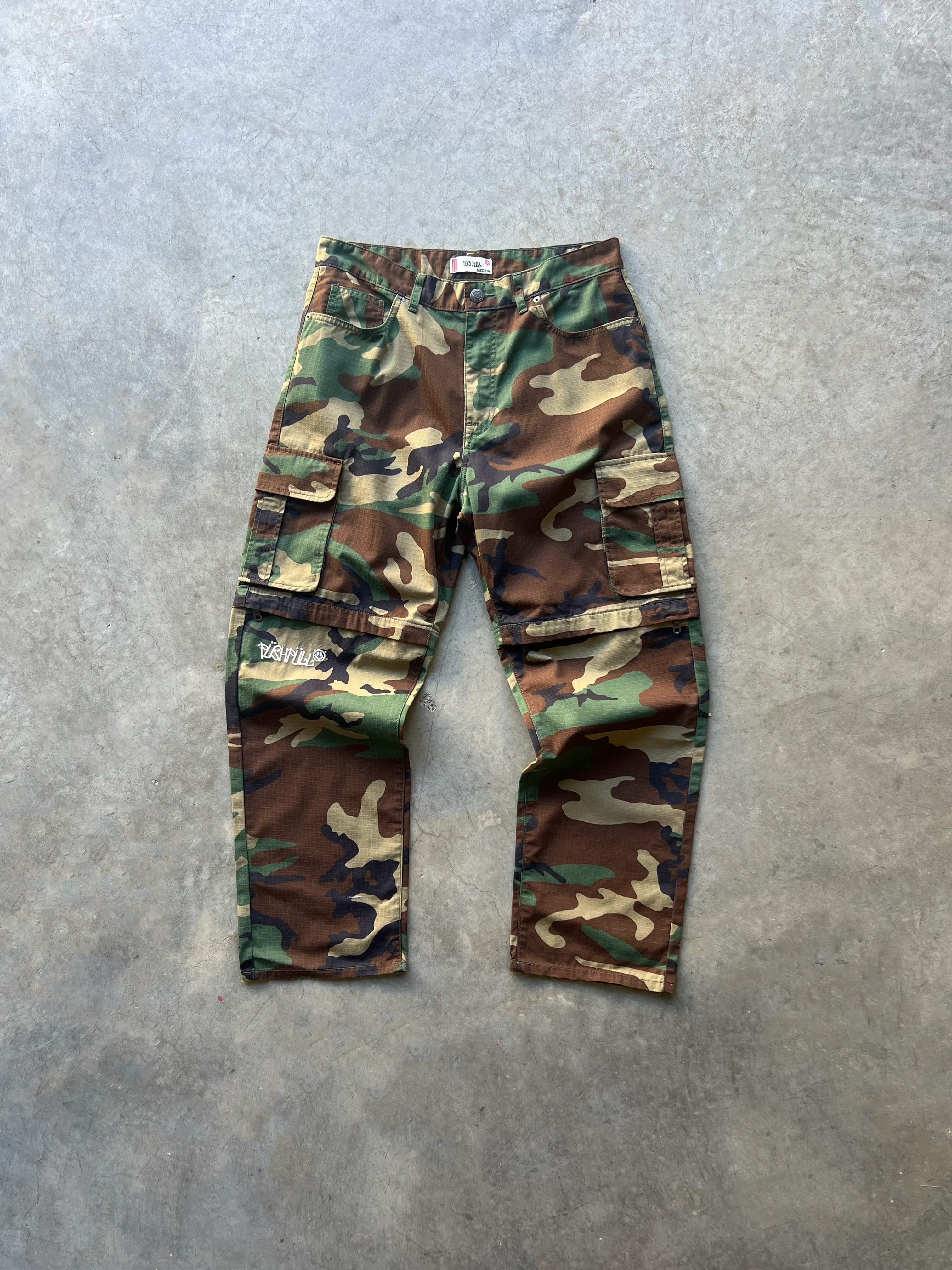 UTILITY CAMO-ZIP OFF PANTS