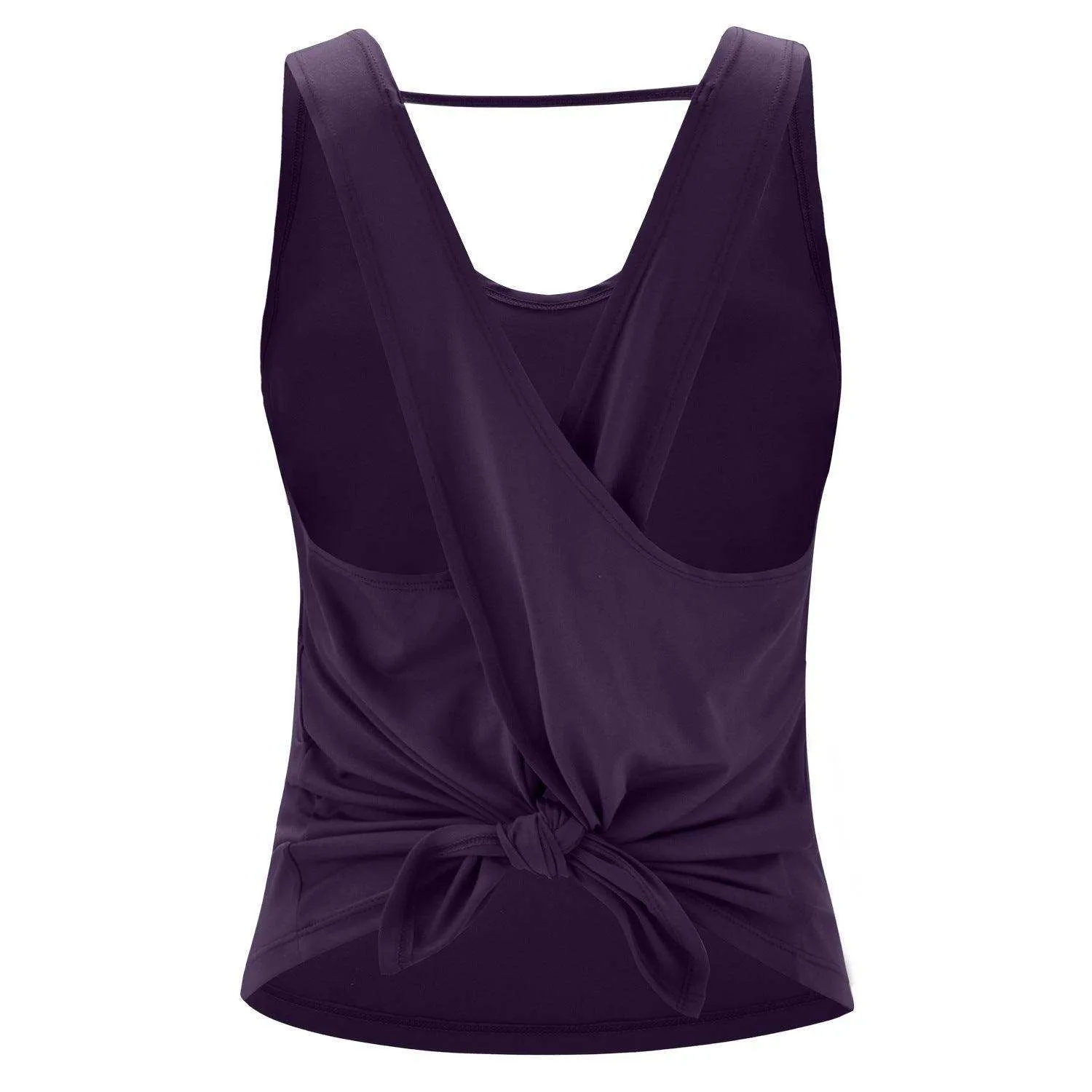 V-back split yoga sports vest