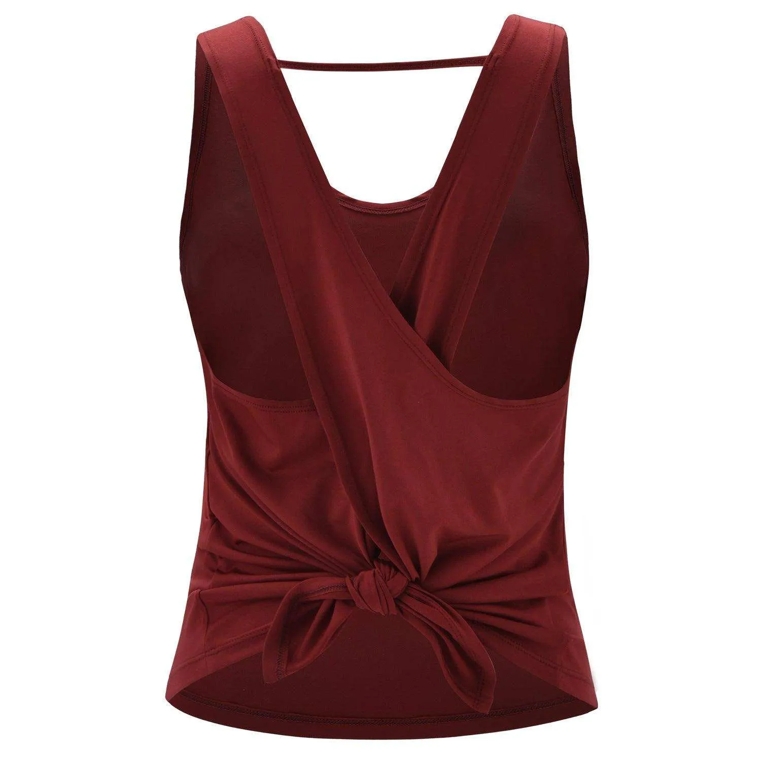 V-back split yoga sports vest