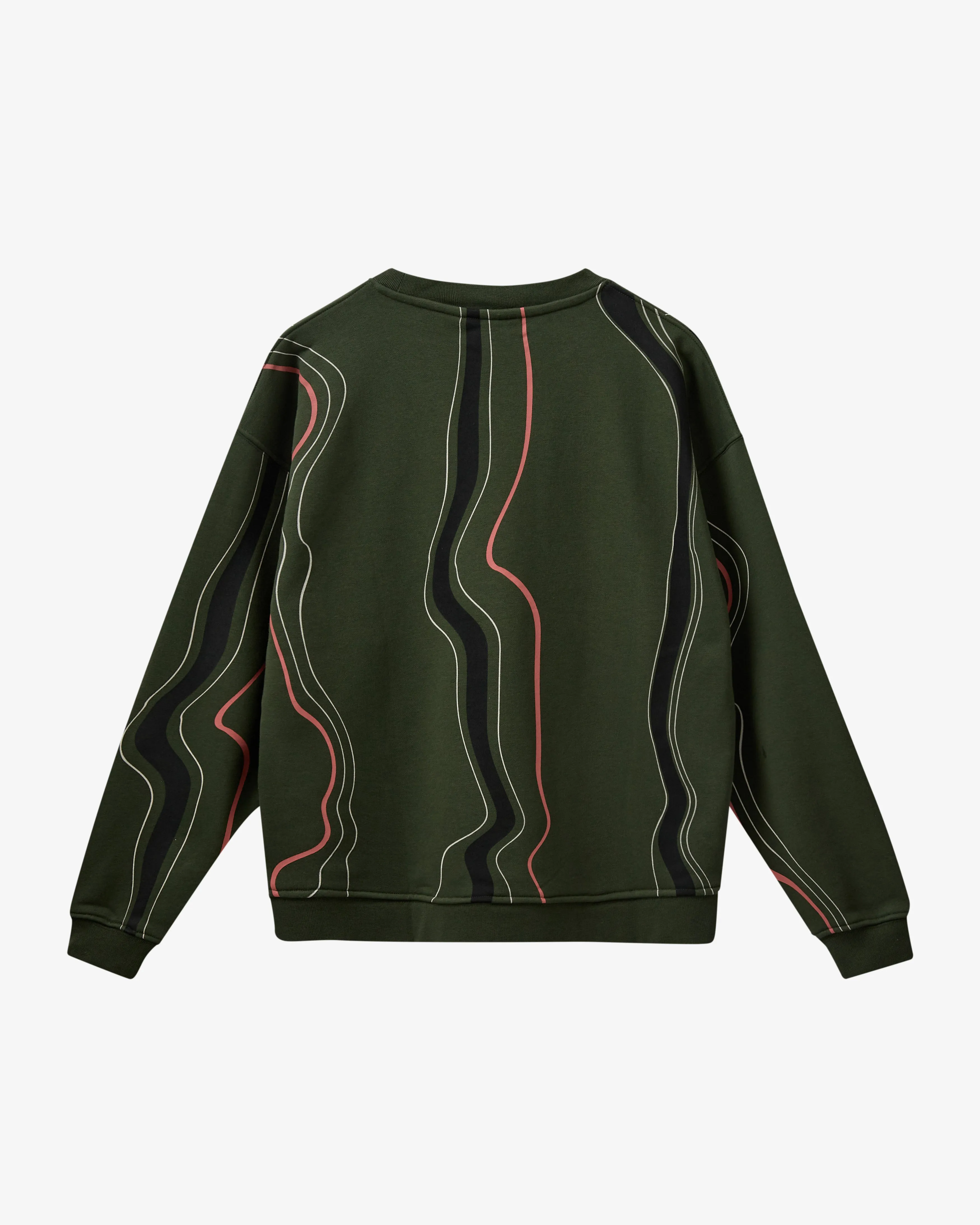 Wave Sweat O'Neck - Army