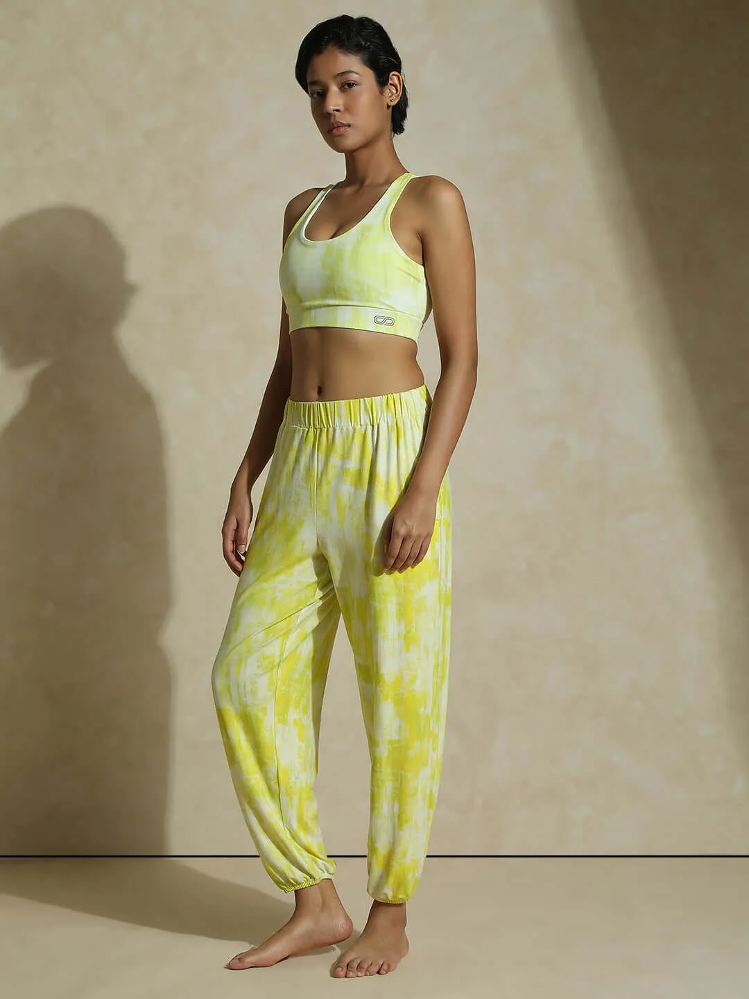 Yogini Stretch Pants Lemon Grunge